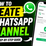 how to create whatsapp channel