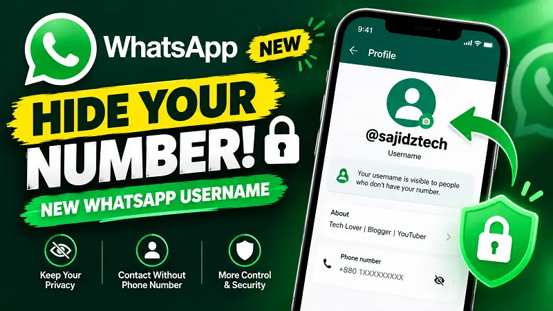 how to hide your phone number on WhatsApp
