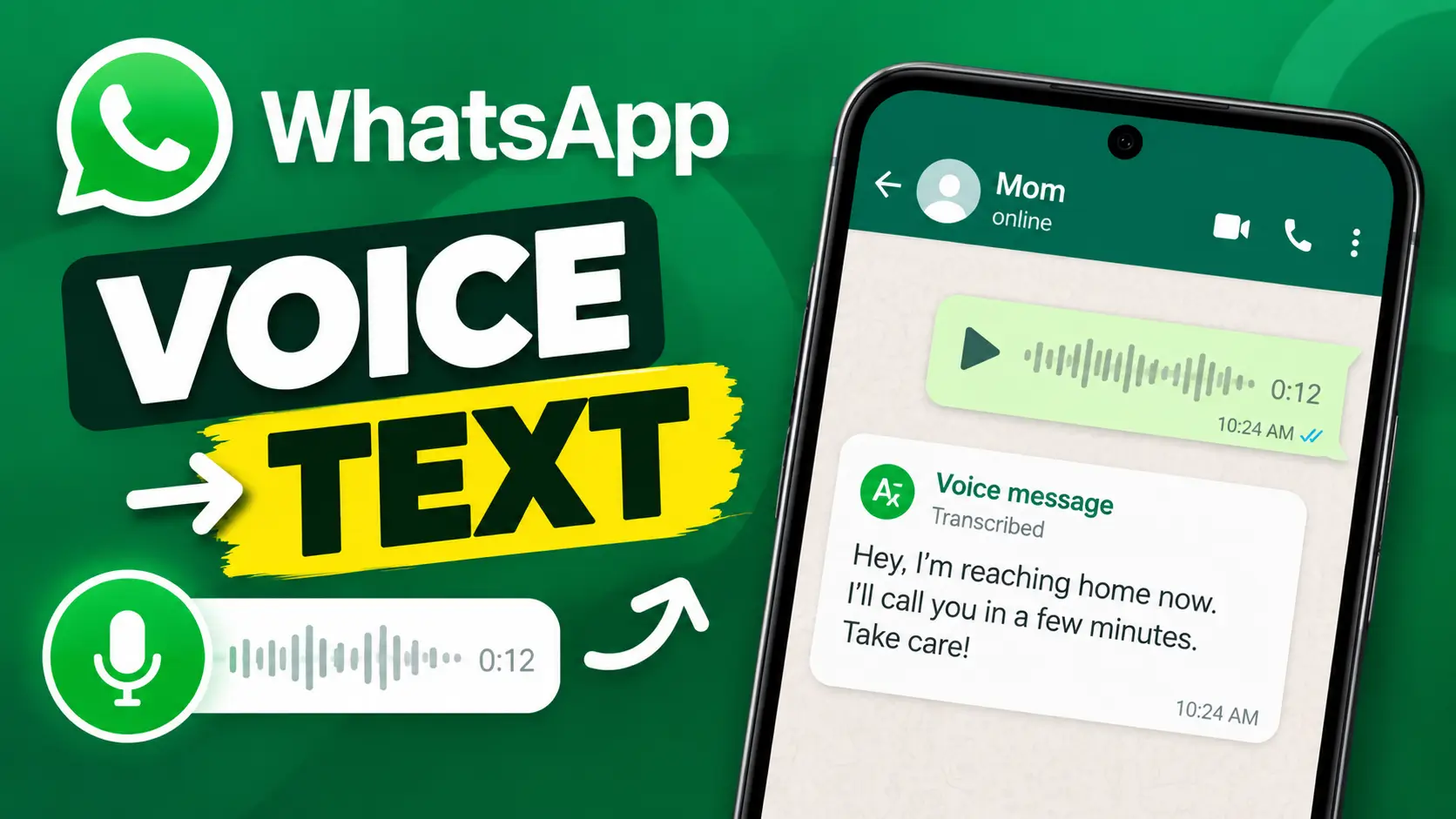how to transcribe WhatsApp voice messages